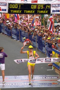 Mark Allen wins 1989 Ironman.